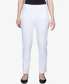 Alfred Dunner Women's Classics Allure Proportioned Pants