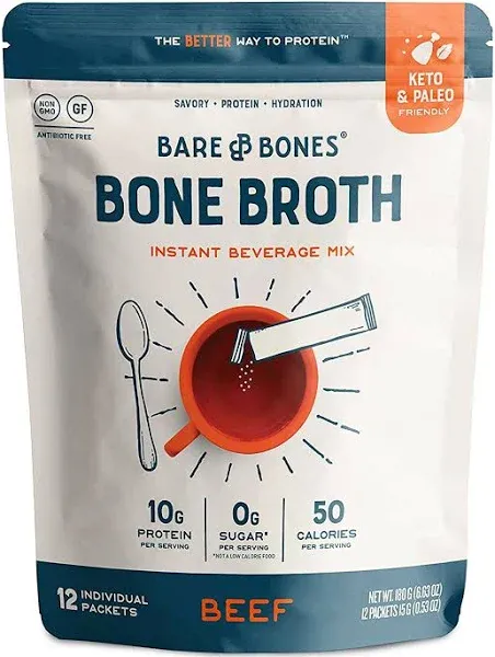 BARE BONES -- INSTANT BONE BROTH STICKS