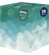 Facial Tissue Kleenex Boutique White 8-2/5 X 8-2/5 Inch  Count of 36