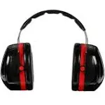 3M H10A Peltor Optime 105 Red/Black 30 DB Over-the-head Earmuffs