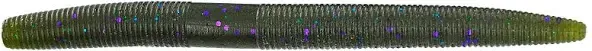 gary yamamoto senko 4&#034;  10 pr pk 9s-10-297 green pumpkin black Flake (h1)