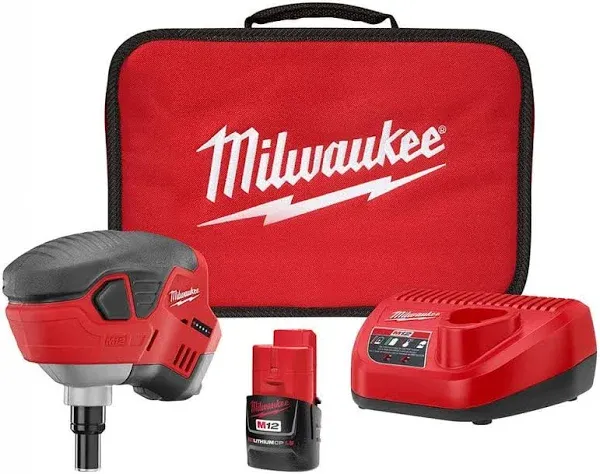 Milwaukee 2458-21 M12 Cordless Palm Nailer Kit