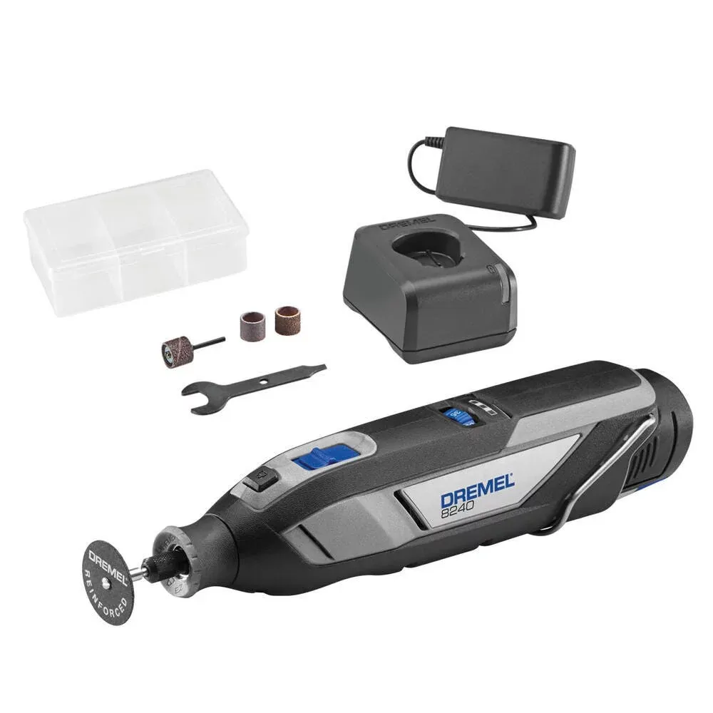 Dremel 12V Cordless Rotary Tool Kit, Variable Speed with 5 Accessories and Storage Case