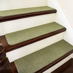 COSY HOMEER Stair Treads Non-Slip Carpet Mat 28inX9in Indoor Stair Runners for Wooden Steps, Stair Rugs for Kids and Dogs