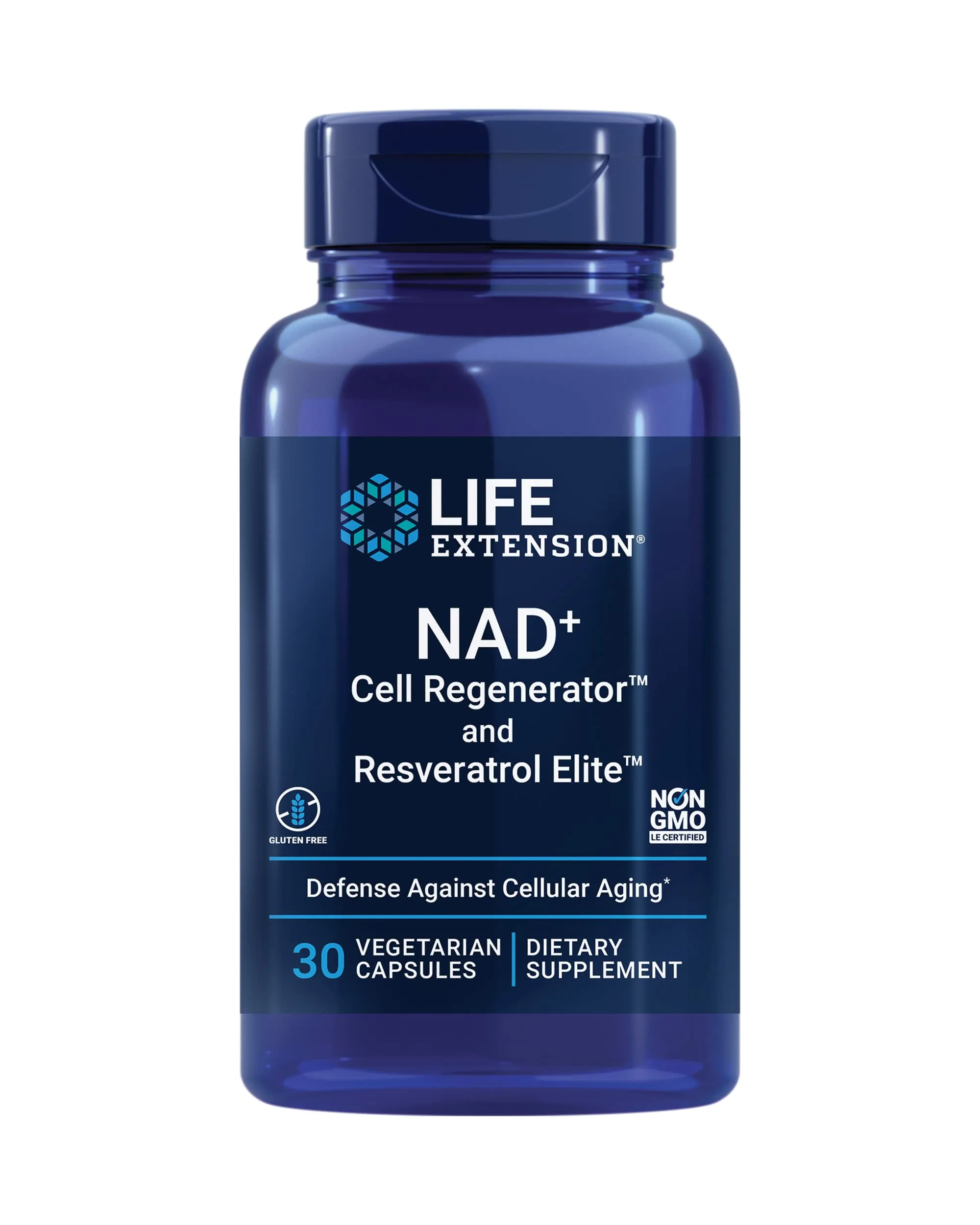 Life Extension NAD+ Cell Regenerator and Resveratrol