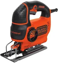 Black & Decker BDELS600C Curve Control 5 Amp Jig Saw, Shock Orange/Black