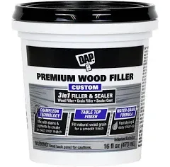 Premium Wood Filler 16 oz. White (4-Pack)