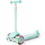 67i Scooter for Kids 3 Wheel Scooter Kids Kick Scooter for Toddler Girls Boys Scooter with Adjustable Height and Light-Up Wheels