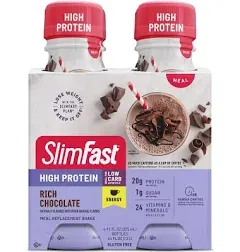 SlimFast Advanced Energy Rich Chocolate Meal Replacement Shake