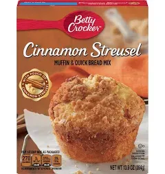 Betty Crocker Cinnamon Streusel Muffin and Quick Bread Mix | The