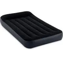 Intex Dura Pillow Rest Classic Blow Up Mattress Air Bed with Built In Pump, Twin