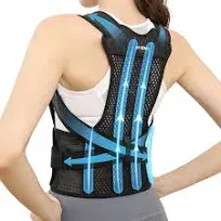 Fit Geno Back Brace Posture Corrector for Women and Men, Back Straightener Posture Corrector, Scoliosis and Hunchback Correction, Back Pain, Spine