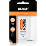 Reach Dentotape Waxed Dental Floss, Unflavored, 100 Yards