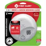 First Alert Hard-Wired w/Battery Back-Up Ionization Smoke and Carbon Monoxide Detector