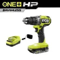 Ryobi PBLDD01 ONE+ HP 18V Brushless 1/2&#034; Drill/Driver Kit c-x