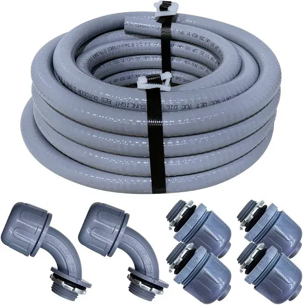 Sealproof Non- Metallic Liquid-Tight Conduit and Connector Kit