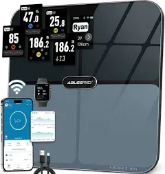 AbleGrid Digital Smart Bathroom Body Fat Scale