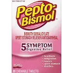 Pepto-Bismol - Chewable Tablets, Original Flavor, 30/Box