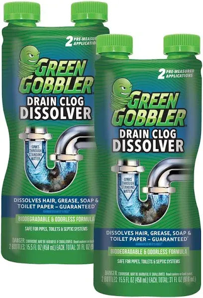 Green Gobbler Drain Clog Dissolver