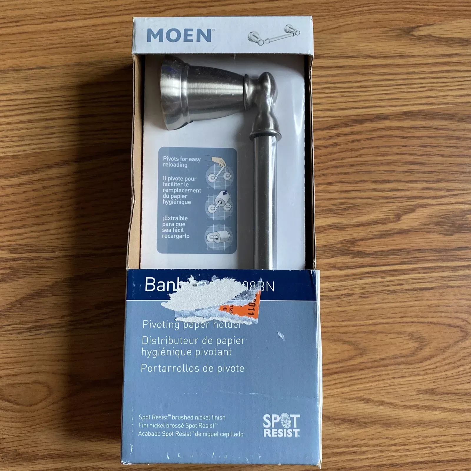 Moen - Y2608BN - Banbury Brushed Nickel Toilet Paper Holder