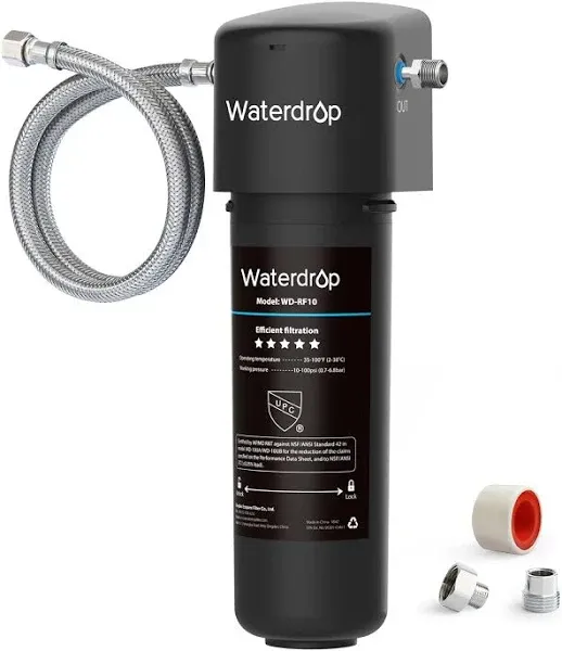 under Sink Water Filter, 11,000 Gallons, 1 Year Lifespan, Improved New Converter