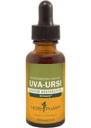 Herb Pharm Uva Ursi Liquid ExtraCount for Urinary System Support, 1 Fl Oz