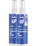 Topical Magnesium Chloride Oil Spray Supplement, 4 fl oz (Pack of 2)| Rapid A...