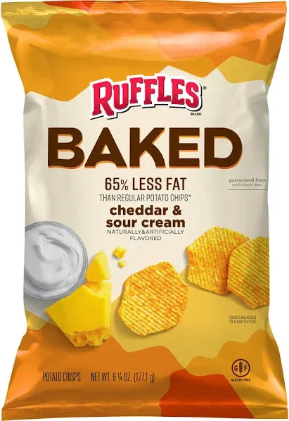 Ruffles Cheddar Sour Cream Potato Chips