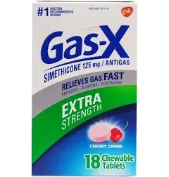 Gas-X Extra Strength Chewable Tablets Cherry Creme