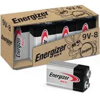 Energizer 9V Batteries Max Alkaline