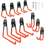 ValueMax Garage Hooks 10 Pack Heavy Duty Garage Storage Wall Mount Hooks Hangers