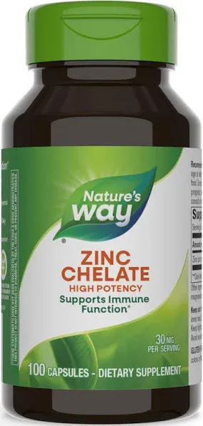 NATURE'S WAY Zinc Capsules