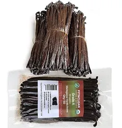 26 Organic Madagascar Vanilla Beans Grade A. Certified USDA Organic. Fresh by Fitnclean Vanilla for Extract, Cooking, Brewing, Baking. Bulk Bourbon