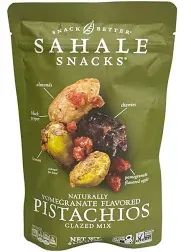 Sahale Pomegranate Flavored Pistachio Mix, 4 Ounces