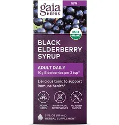 Gaia Herbs Black Elderberry Syrup