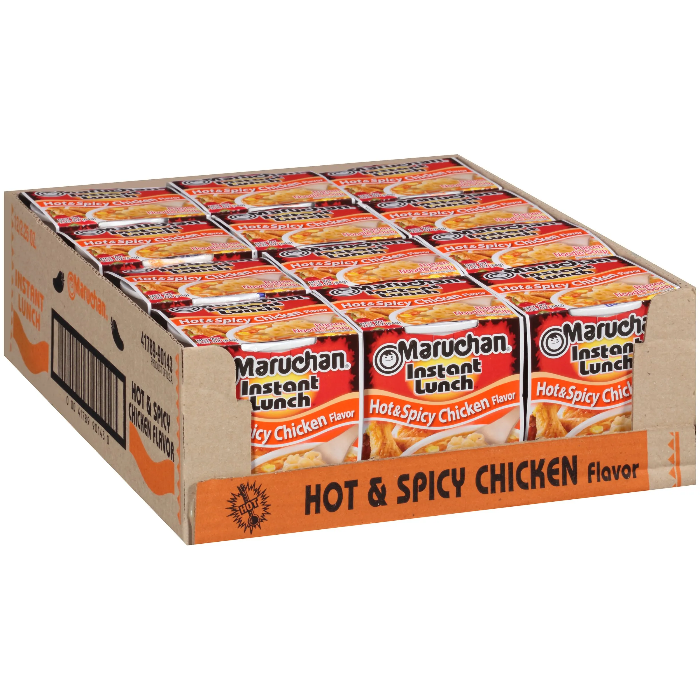 Maruchan Instant Lunch Hot & Spicy Chicken Flavored Ramen Noodle Soup