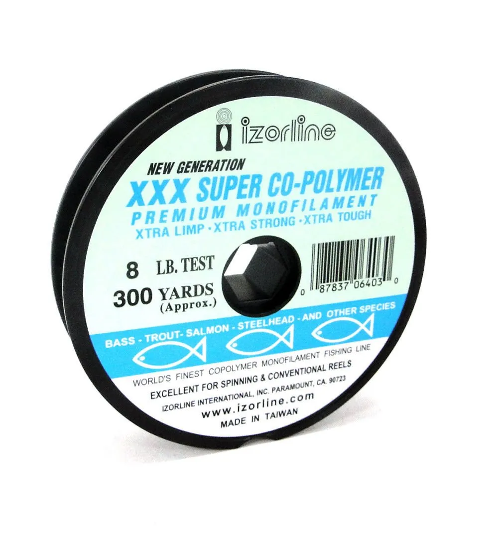 IZORline XXX Super Co-Polymer Monofilament Fishing Line