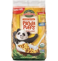 Natures Path Panda Puffs Organic Peanut Butter Cereal, 10.6 Oz\n | Pack of 12