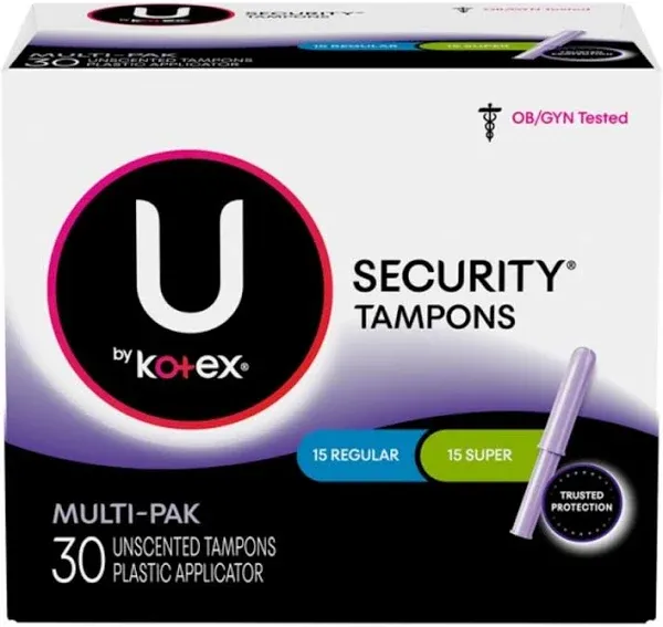 U by Kotex Security Tampons