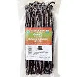 50 Madagascar Organic Vanilla Beans Grade B. Certified USDA Organic. 5 inch-7 inch by Fitnclean Vanilla for Extract, Cooking and Baking. Whole Non-GMO