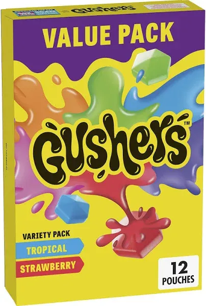 Fruit Gushers Flavored Snacks Tropical