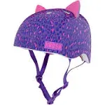 Krash! Youth Leopard Kitty Helmet - Purple