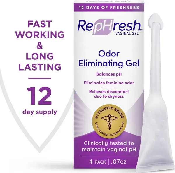 Rephresh Odor Eliminating Vaginal Gel