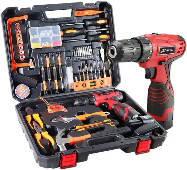 Jar-owl 108 Piece Power Tool Combo Kits