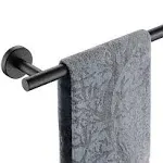 Black Towel Bar, 24 Inch 304 Stainless Steel Thicken 0.8Mm Towel Rack Bathroom,