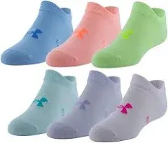 Girls' Under Armour Essential No Show Socks