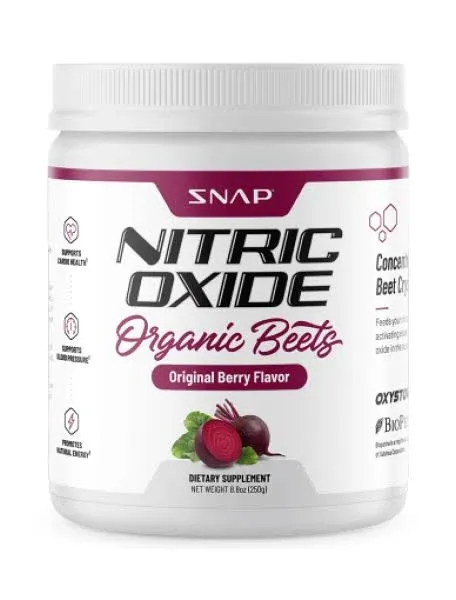 Snap Supplements Nitric Oxide Organic Beets