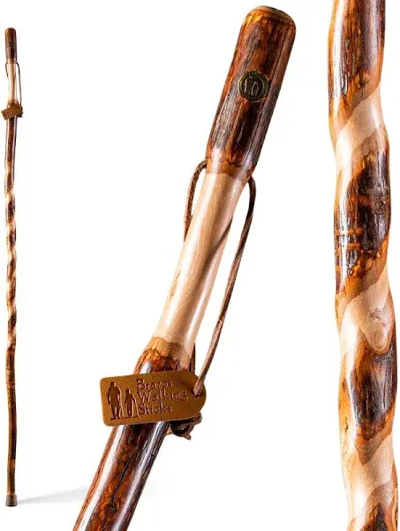 Brazos Twisted Hickory Walking Stick