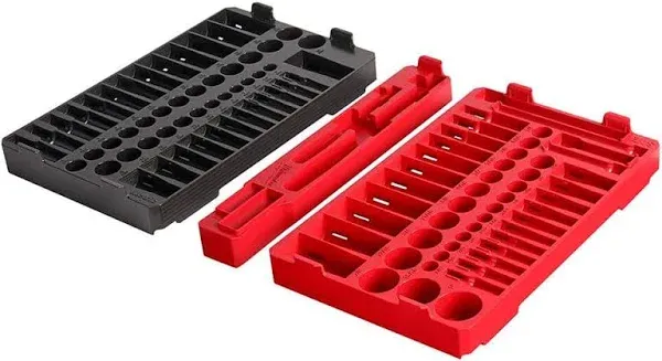 Milwaukee 48-22-9486T 1/4&#034;-3/8” Ratchet Socket Set w/ PACKOUT Tray 106-pc