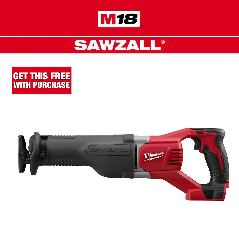 Milwaukee 2621-20 M18 SAWZALL Reciprocating Saw (Bare Tool)